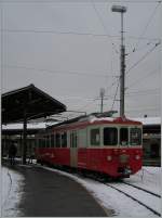 Der CEV BDeh 2/4 N° 74 wartet in Vevey auf neuen Aufgaben.