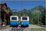 Der Rochers de Naye Lauf und der Werkstattaufenthalt des Bhe 4/8 305 brachen nochmals alle  drei noch vorhandenen Bhe 2/4 auf die Strecke.