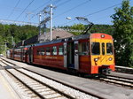 NStCM - Triebwagen Be 4/4 204 im Bahnhof von St.Sergue am 10.07.2016