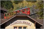 Die Pilatus Zahnradbahn System Locher ist die mit 48% Steigung steilste Zahnradbahn der Welt.