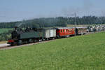 La Traction  TRAIN À VAPEUR DES FRANCHES-MONTAGNES  Chemins de fer du Jura CJ  Mit dem Dampfzug nach Tavannes.