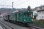 Regionalverkehr Bern-Solothurn/RBS.
Impressionen der Sonderfahrt vom 29. Januar 2020 mit dem historischen Zug bestehend aus dem CFe 4/4 11 und dem Bre 4/4 1.
Foto: Walter Ruetsch