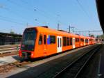 RBS -  NExT Triebwagen RABe 4/12 22 im Bahnhof Solothurn am 08.09.2009