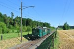 Am 09.07.2016 verkehrte der Historische Hoschtet Schngg wieder einmal als Extrazug auf seiner langjhrigen Stammstrecke: Cfe 4/4 Nr, 11 und C4 Nr.