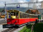 SPB - Personenzug bei der ausfahrt aus dem Bahnhof von Wilderswil am 16.08.2008