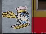 Let's Rack'n'Rail - kreative Werbung der Jungfraubahnen für ihre historische Zahnradbahn (englisch: rack railway) auf die Schynige Platte.