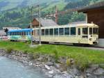 ASD / TPC - Abgestellter Salonsteuerwagen Arst 443 und Salonwagen Ars 421 im Bahnhofsareal von Les Diablerets am 29.07.2007