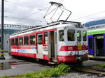 tpc - Triebwagen BDeh 4/4 513 im Depot/Werkstätte Areal anlässlich des Abschieds Fest der Alten Fahrzeuge der AOMC am 19.06.0216