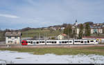 TPF ABe 4/12 103 als S60 Montbovon - Palézieux am 3.