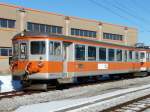 tpf - Steuerwagen BDt 273 vor dem Werkstttegebude in Bulle am 28.02.2009