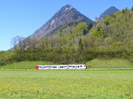 tpf - Regio nach Bulle mit ABe 2/4 103 und B 103 und Be 4/4 103 unterwegs bei Enney am 05.05.2016