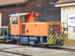 tpf - Rangierlok Tmf 2/2  17 in Chatel St-Denis am 05.05.2016