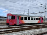 Bt 51 der Travys am 9.10.21 beim Bahnhof Yverdon-les-Bains abgestellt.