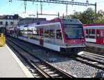 YSteC - travys - GTW ABe 2/6 2000 + 2001 im Bhf. in Yverdon am 21.10.2023