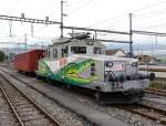 YSteC / Travys - Güterlok Ge 4/4 21 im Bahnhofsareal in Yverdon les Bains am 20.07.2014