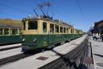 BDeh 4/4 109 steht am 6.9.09 abfahrtsbereit in der kleinen Scheidegg.