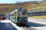 Triebwagen der Wengernalpbahn(WAB)BDeh 4/4 118 nach Grindelwald.Kleine Scheidegg 23.09.11