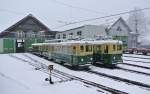 Auf der anderen Seite, Grindelwald-Kleine Scheidegg knnen auf Grund der Steigung nur 2-teilige BDeh Pendel verkehren.