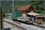 Kurz vor der Einfahrt in Lauterbrunnen konnte ich diesen Bauzug mit der He 2/2 fotografieren.
8. August 2016