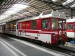 zb - Triebwagen BDeh 4/4 4 im Bahnhof Luzern am 11.06.2013