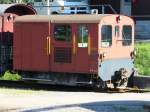 zb - Baudienst Disesellok   Tm 2/2 984   Abgestellt im Bahnhofsareal von Meiringen am 04.08.2007