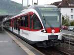 zb - Steuerwagen 1+2 Kl. ABt 943-6 im Bahnhof von Stans am 17.10.2008