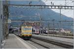 Eine SOB Re 456 wartet in Arth Goldau mit einem Voralpenexpress auf die Weiterfahrt nach St.Gallen. 

24. Juni 2018