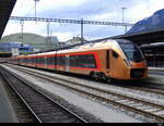 SOB / TRAVERSO - RABe 526 104 + 526 204 im Bhf. Chur am 29.03.2024