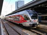 SOB - Triebzug RABe 526 051-8 im Bahnhof St.Gallen am 13.12.2014