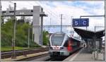 S4 23450 526 050-0 in Rorschach neben der neuen Lift- und Treppenanlage Richtung Stadt und Bushaltestelle. (22.04.2014)