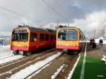 SZU - Be 4/4  556 521 und Be 4/4 556 526-2 auf dem Uetliberg am 09.02.2013