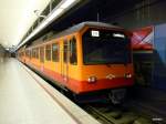 SZU - Triebwagen Be 4/4 556 522 am Schluss des Zuges im SZU Bahnhof in Zrich am 31.03.2013