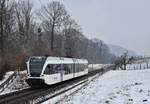 Thurbo RABe 526 722-4  Märwil  unterwegs als S41 von Winterthur nach Bülach zwischen Embrach-Rorbas und Pfungen.