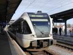 SBB / thurbo - Triebwagen RABe 526 752-1 im Bahnhof Romanshorn am 13.12.2014