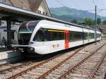 SBB / Thurbo - Triebzug RABe 526 800-8 im Bahhof Nesslau-Neu St.Johann am 05.07.2015