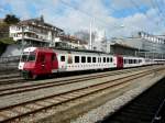 tpf - Reserve Zug im Bahnhof von Fribourg am 01.03.2014