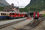 Rhätische Bahn
Bahnvestival Samedan und Pontresina vom 9./10. Juni 2018.
Bahnhofsidylle Pontresina wie in alten Zeiten am 9. Juni 2018.
Foto: Walter Ruetsch
