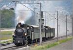 Muttertags-Dampfzug 2131 mit G 4/5 197  Albula  bei Felsberg.