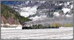Dampfextrazug mit G 4/5 107  Albula  bei Bonaduz. (21.04.2013)