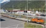 Gm 3/3 231 im Kuoni Anschlussgleis in Felsberg.(06.09.2018)