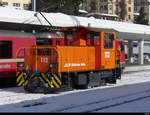 RhB - Tm 2/2  112 in St. Moritz am 19.02.2021