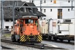 Gm 3/3 232 in Chur auf dem Weg nach Felsberg.