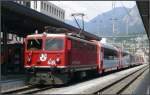 Ge 4/4 I 605  Silvretta  hat in Chur GlacierExpress 902 nach Davos Platz bernommen.