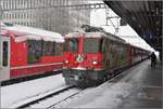 Ge 4/4 II 611  Landquart   mit RE1736 nach Scuol-Tarasp in Landquart. (15.02.2018)