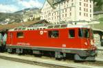 RhB - Ge 4/4II 616  FILISUR  am 10.05.1994 in St.Moritz - THYRISTOR-STRECKEN-LOKOMOTIVE - bernahme 05.10.1973 - SLM4889/BBC - 1700 KW - Gewicht 50,00t - LP 12,74m - zulssige Geschwindigkeit 90 km/h