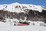 650 mit dem RE 1029 (Landquart-Davos Platz) bei Davos Wolfgang 31.3.19