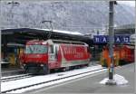 Der nchste Winter kommt bestimmt. Ge 4/4 III 651  Fideris  in Chur. Ab morgen ist der Glacier wieder  on tour , die Untersplungen in der Rheinschlucht nach dem Hochwasser vom Wochenende sind behoben. (26.03.2008)