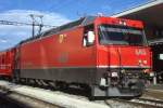 RhB, Ge 4/4 III, 643, 02.10.1995 Samedan        