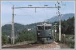 Ge 6/6 II 707  Scuol  auf dem Weg nach St.Moritz bei der Verzweigung in Reichenau-Tamins. (Archiv 09/78)