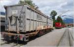 Freiverladeanlage in Untervaz-Trimmis zum Umschlag von Kehrichtcontainern auf LKW. (05.06.2020)